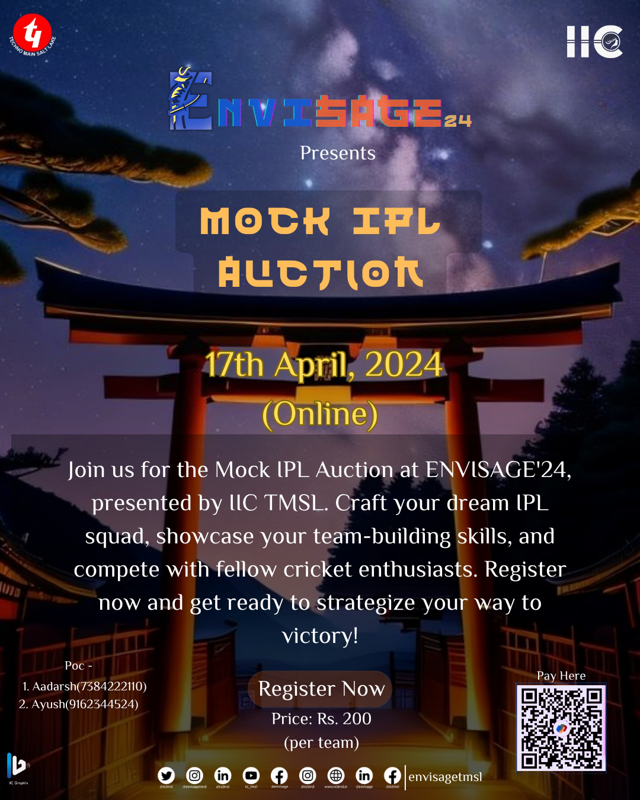 Mock IPL Auction